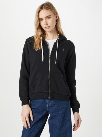 Polo Ralph Lauren Sweatjacke in Schwarz: predná strana