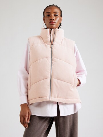 ONLY Bodywarmer 'DOLLY' in Roze: voorkant