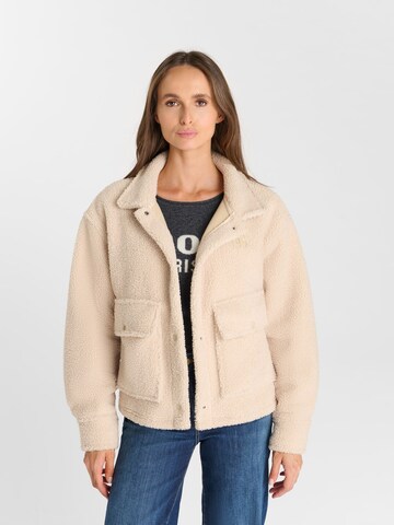 Le Temps Des Cerises Tussenjas in Beige: voorkant