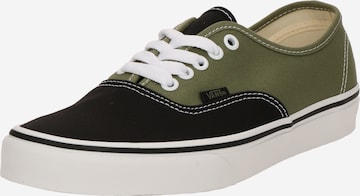VANS Низкие кроссовки 'Authentic' в Зеленый: спереди