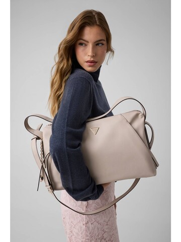GUESS Schultertasche 'Devon' in Beige
