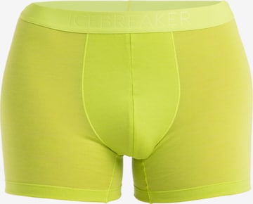 ICEBREAKER - Calzoncillo boxer 'Anatomica' en amarillo: frente