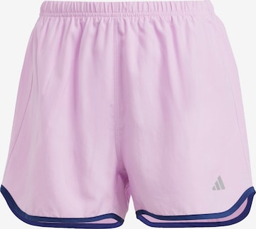ADIDAS PERFORMANCE - Pantalón deportivo 'Run It' en lila: frente