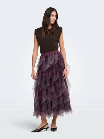 Jupe 'ONLSKY' ONLY en rouge