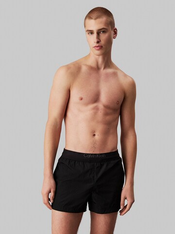 Calvin Klein Swimwear Swimming shorts in Black: front