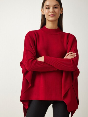 Happiness İstanbul Pullover in Rot: Vorderseite