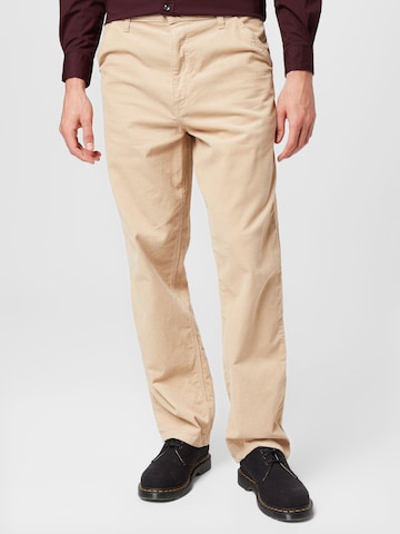 Carhartt WIP Regular Pants in Beige: front