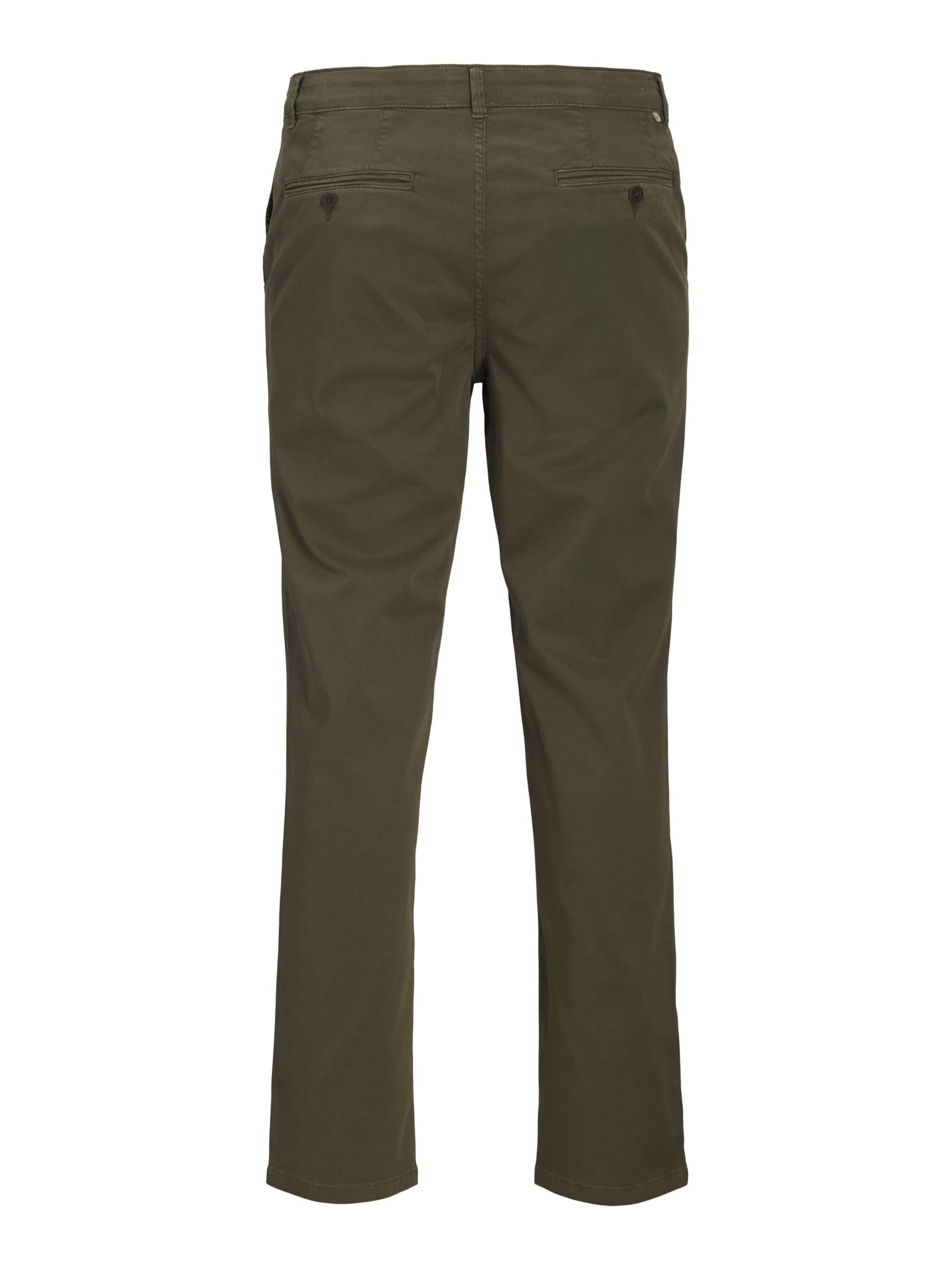 JACK & JONES - regular Pantalón chino 'JPSTOllie' en verde