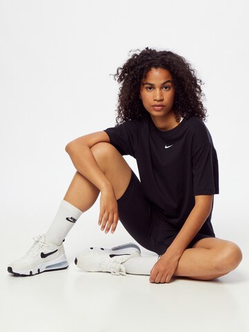 juoda Nike Sportswear Laisvi marškinėliai