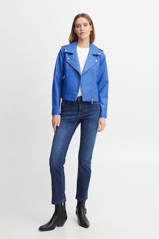 b.young Lederimitatjacke in Blau