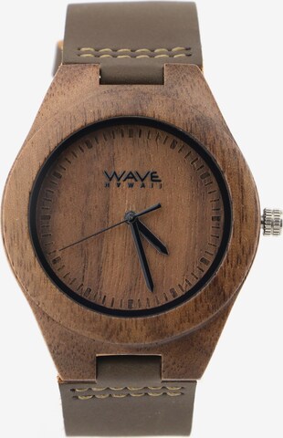 Montre à affichage analogique ' Walnuss ' Wave Hawaii en marron