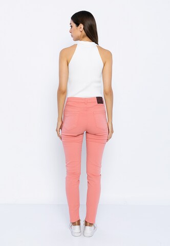Basics and More Slim fit Chino Pants in Pink