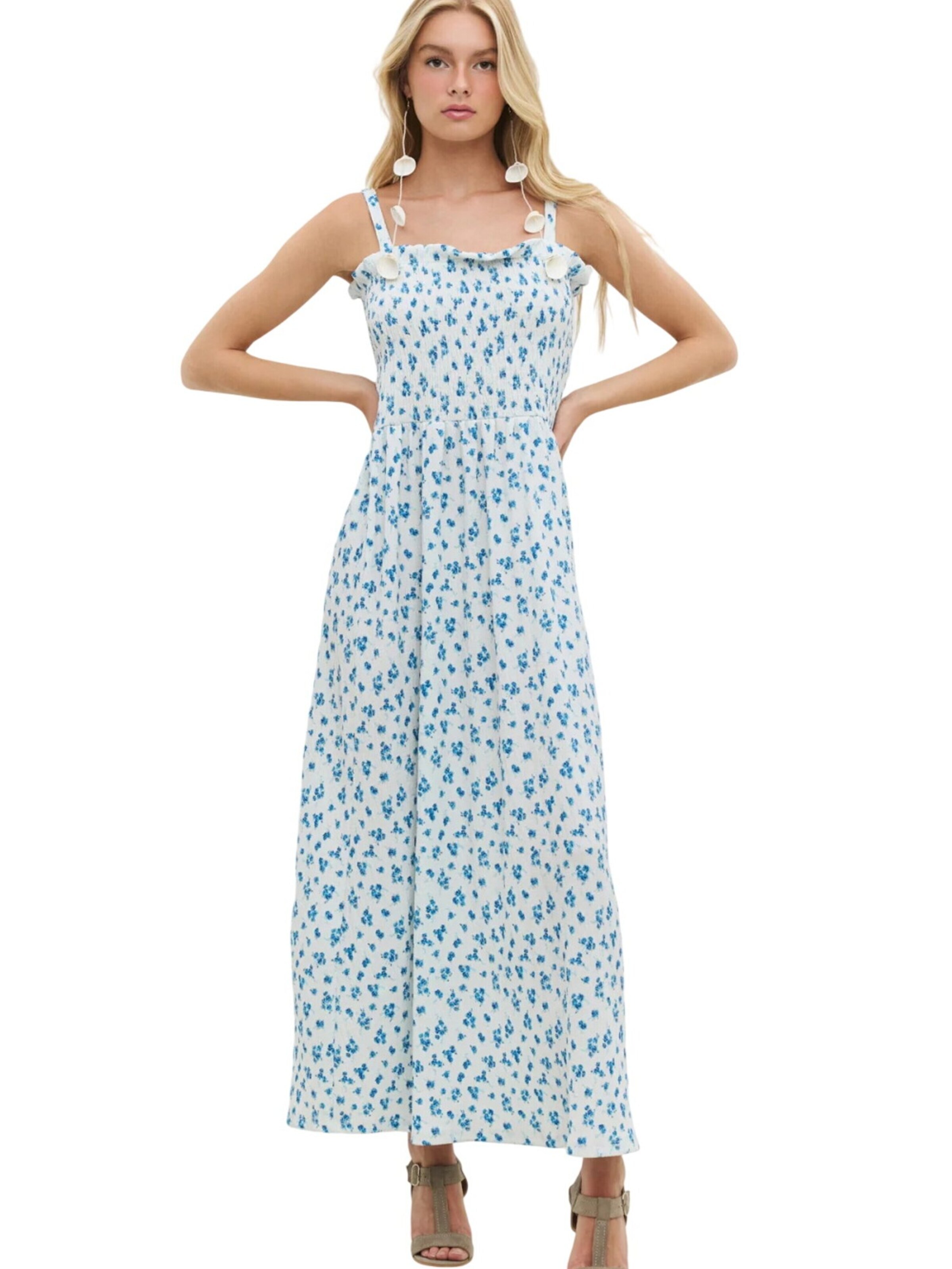 No Matter What Jurk in Blauw: voorkant
