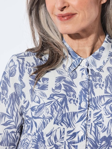 Goldner Blousejurk in Wit