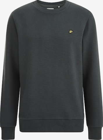 Sweat-shirt WE Fashion en vert : devant