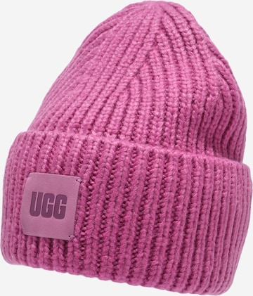 UGG Шапка в Ярко-розовый: спереди