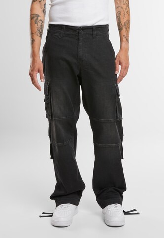 Regular Pantalon cargo Brandit en noir : devant