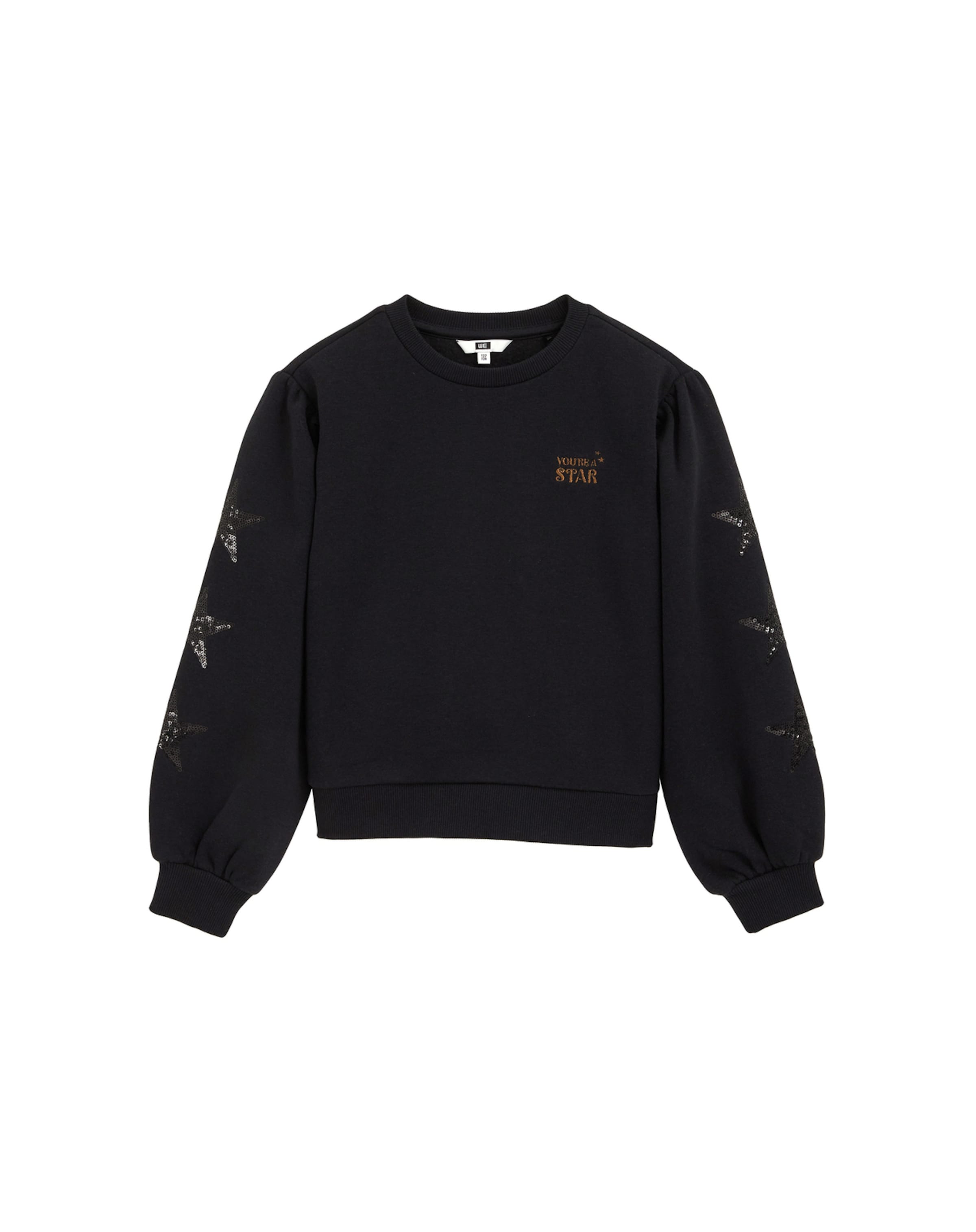 Felpa di WE Fashion in nero: frontale