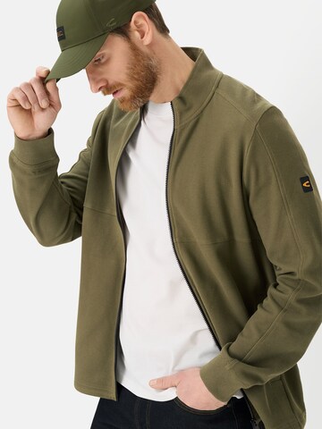 CAMEL ACTIVE Zip-Up Hoodie in Green
