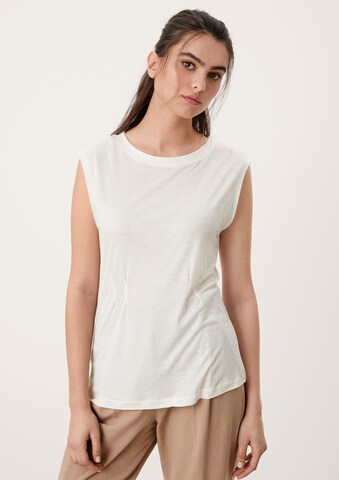 T-shirt s.Oliver BLACK LABEL en beige : devant