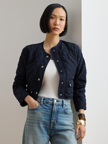 Lauren Ralph Lauren Φθινοπωρινό και ανοιξιάτικο μπουφάν σε μπλε: μπροστά
