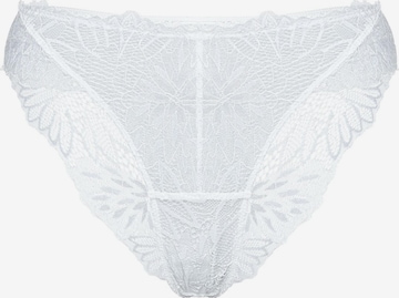 ESOTIQ - Panti 'Slip Celeste, florale Spitze, transparent, mit Baumwollzwickel' en beige: frente
