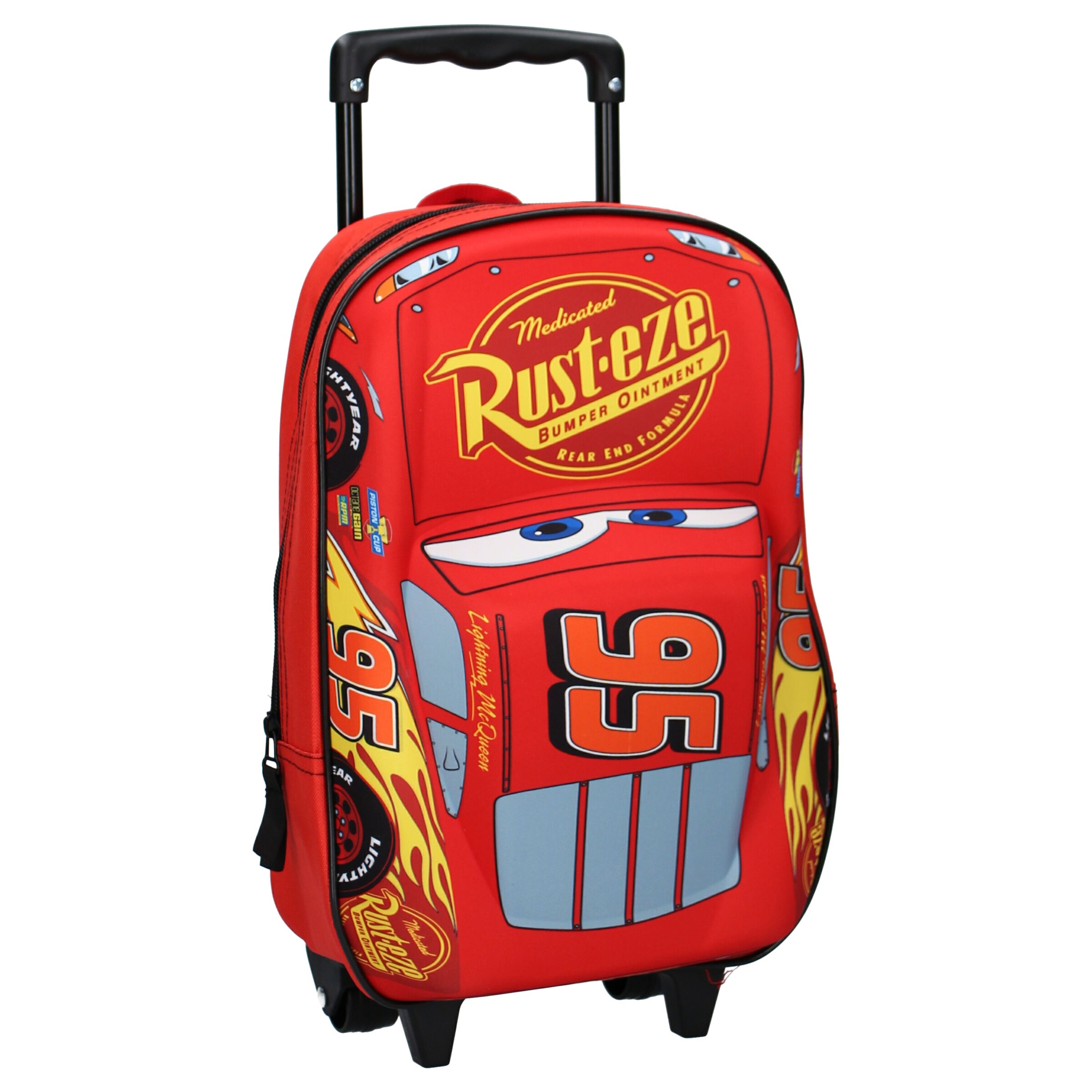 VADOBAG Trolley '3D Cars 3 Piston Cup' in Rot