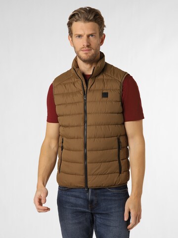 Marc O'Polo Vest in Brown: front
