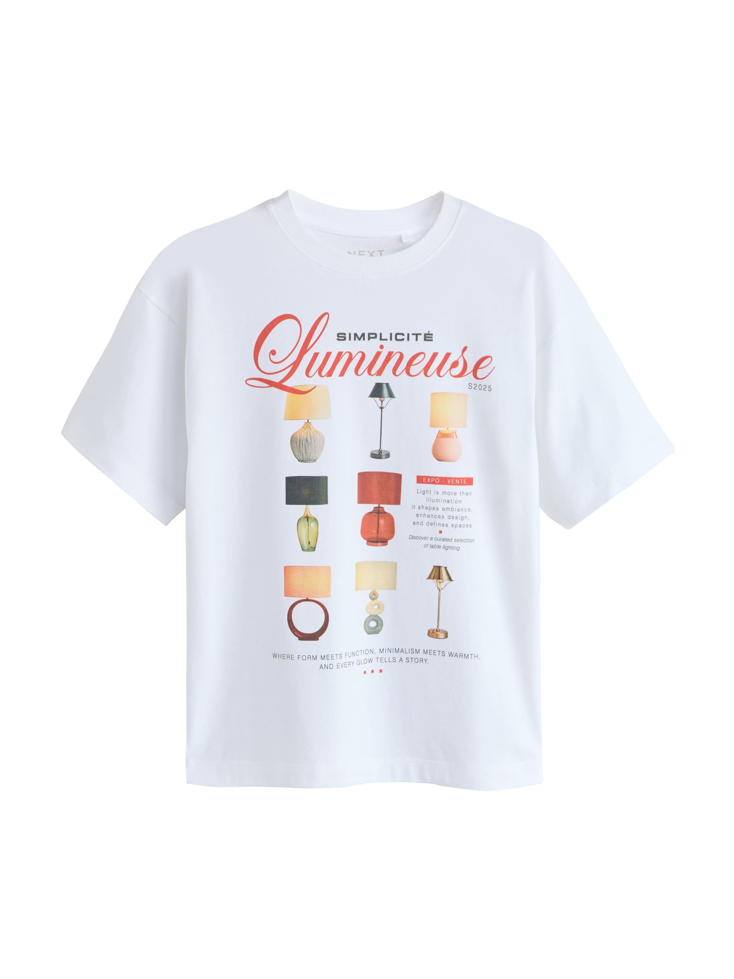 Next Футболка в Белый: спереди