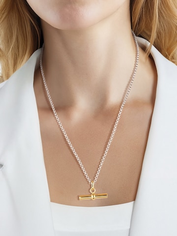 Lulu & Jane Necklace in Silver: front