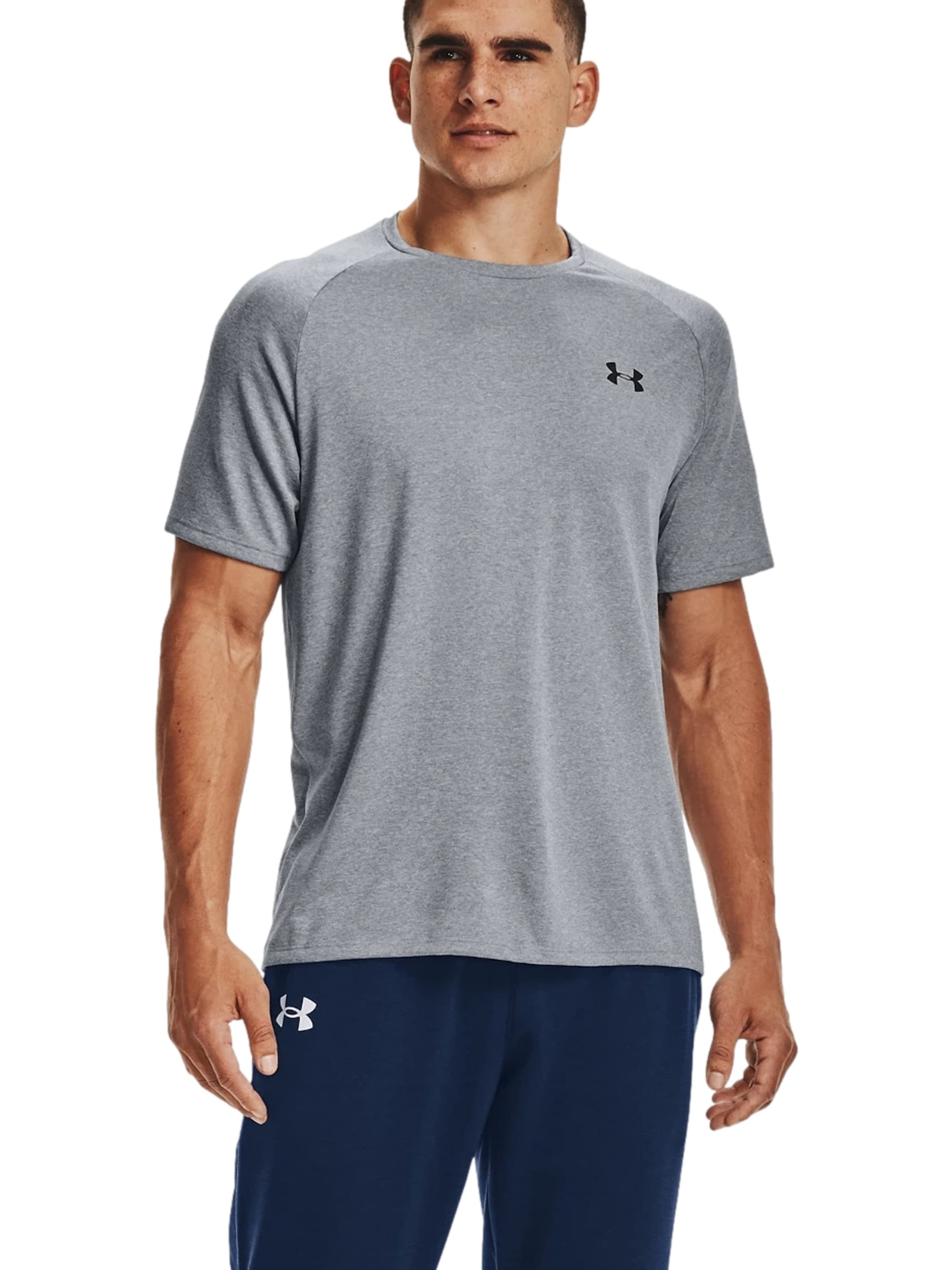 T-Shirt 'Tech™ 2.0' UNDER ARMOUR en gris : devant