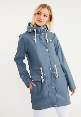 Schmuddelwedda Raincoat 'Incus' in Blue: front