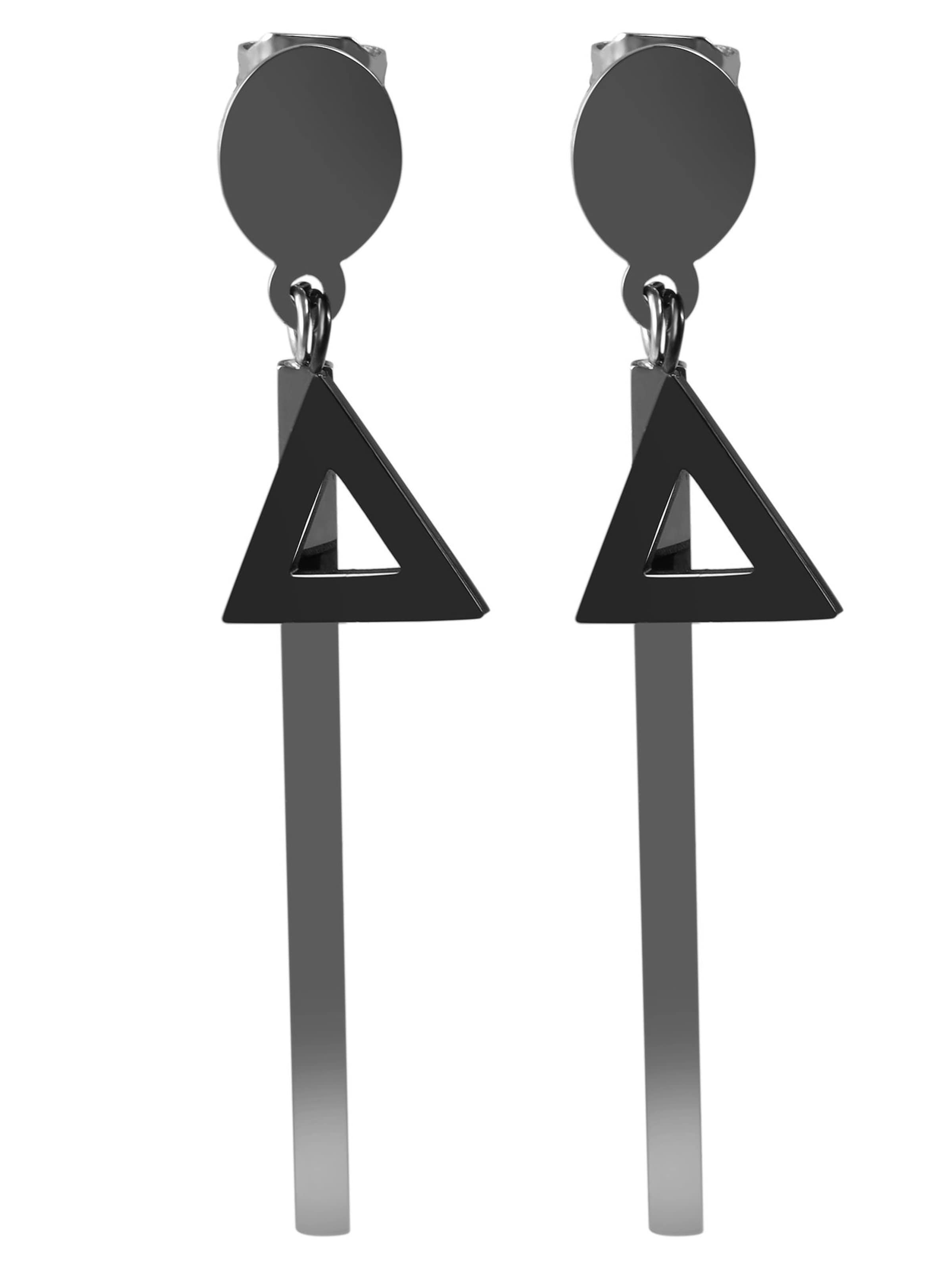 Akzent Earrings 'Lizbeth, langlebig' in Silver: front