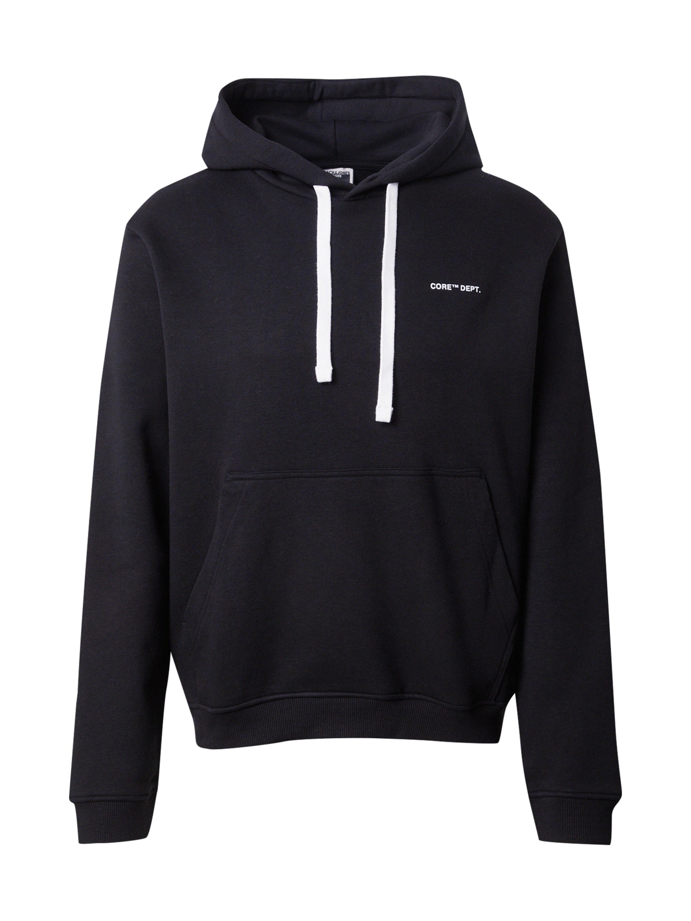JACK & JONES - Sweatshirt em preto: frente