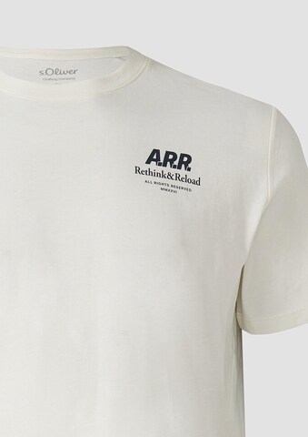 s.Oliver T-Shirt in Beige