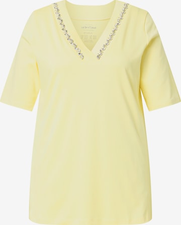 Ulla Popken Shirt in Geel: voorkant