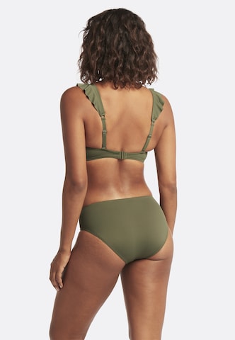 SEA LEVEL Triangel Bikinitop 'Essentials' in Grün