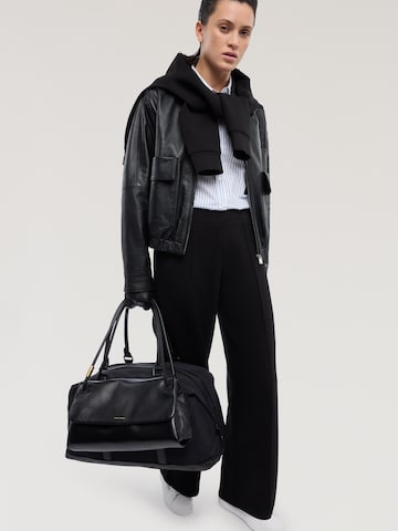 Wide Leg Pantalon Trussardi en noir