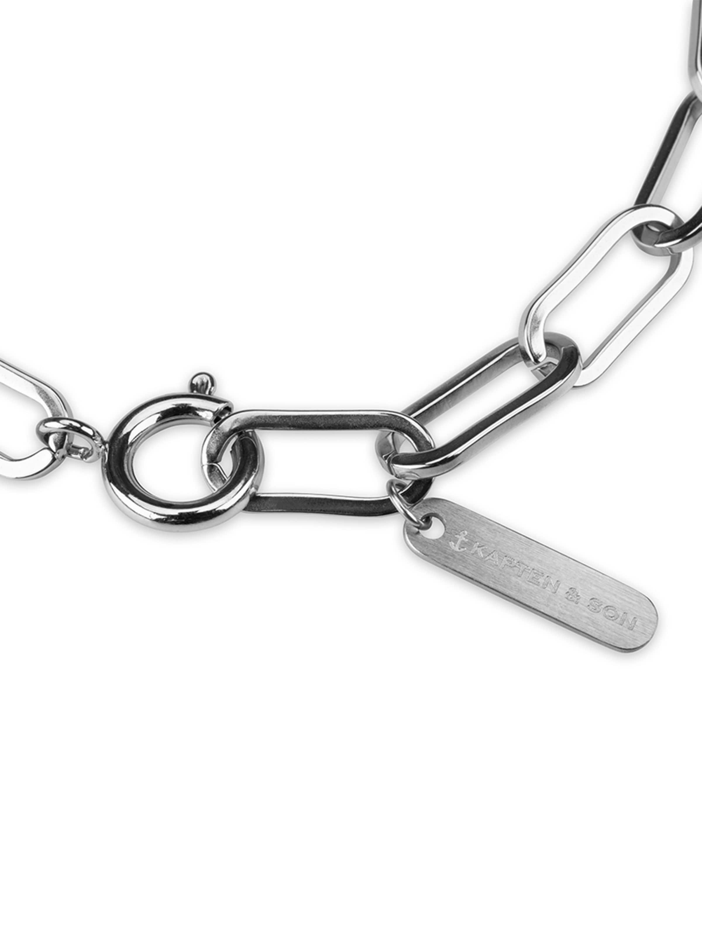 Kapten & SonNarukvica 'Bracelet Urban Bold Silver' - srebro boja