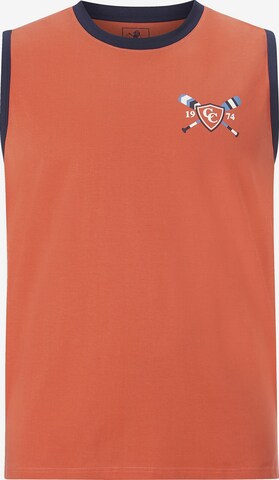 T-Shirt 'Earl Shayn' Charles Colby en orange : devant