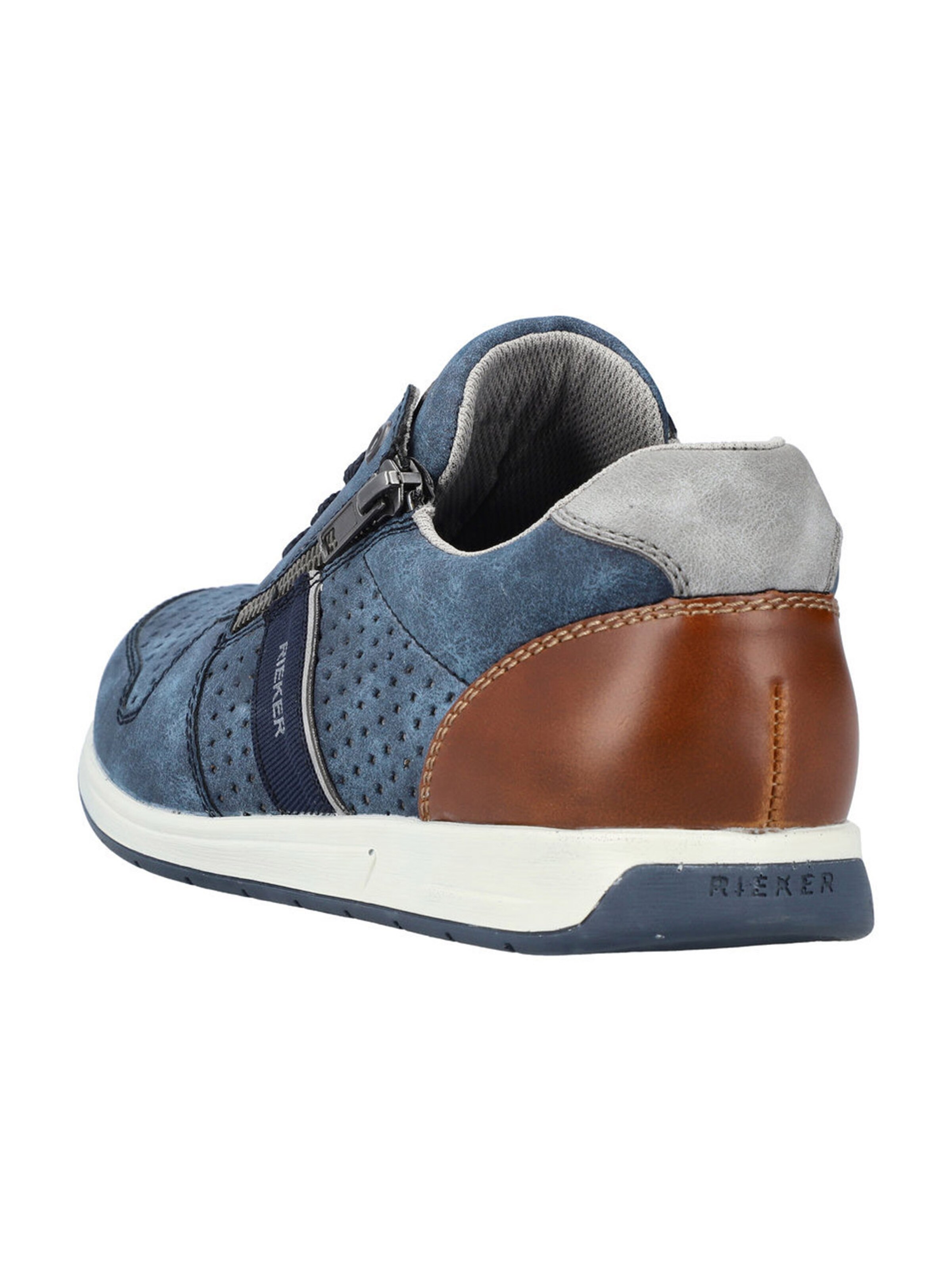 Baskets basses Rieker en bleu