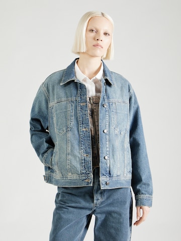 Veste mi-saison TOPSHOP en bleu : devant