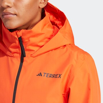 ADIDAS TERREX Zunanja jakna | oranžna barva
