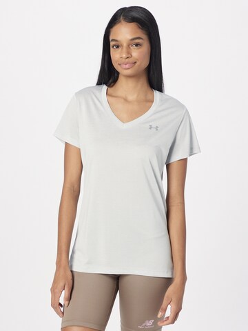 T-shirt fonctionnel UNDER ARMOUR en gris : devant