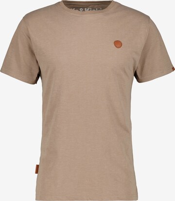 T-Shirt 'Maddox AK' Alife and Kickin en marron : devant