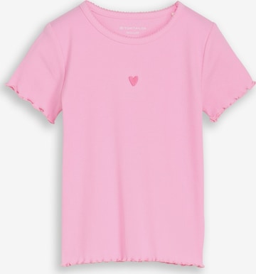 TOM TAILOR Shirt in Roze: voorkant