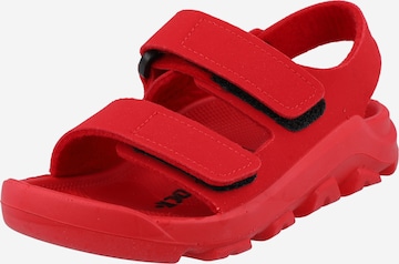 BIRKENSTOCK Ανοικτά παπούτσια σε κόκκινο: μπροστά