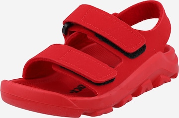 BIRKENSTOCK Avonaiset kengät värissä punainen: edessä