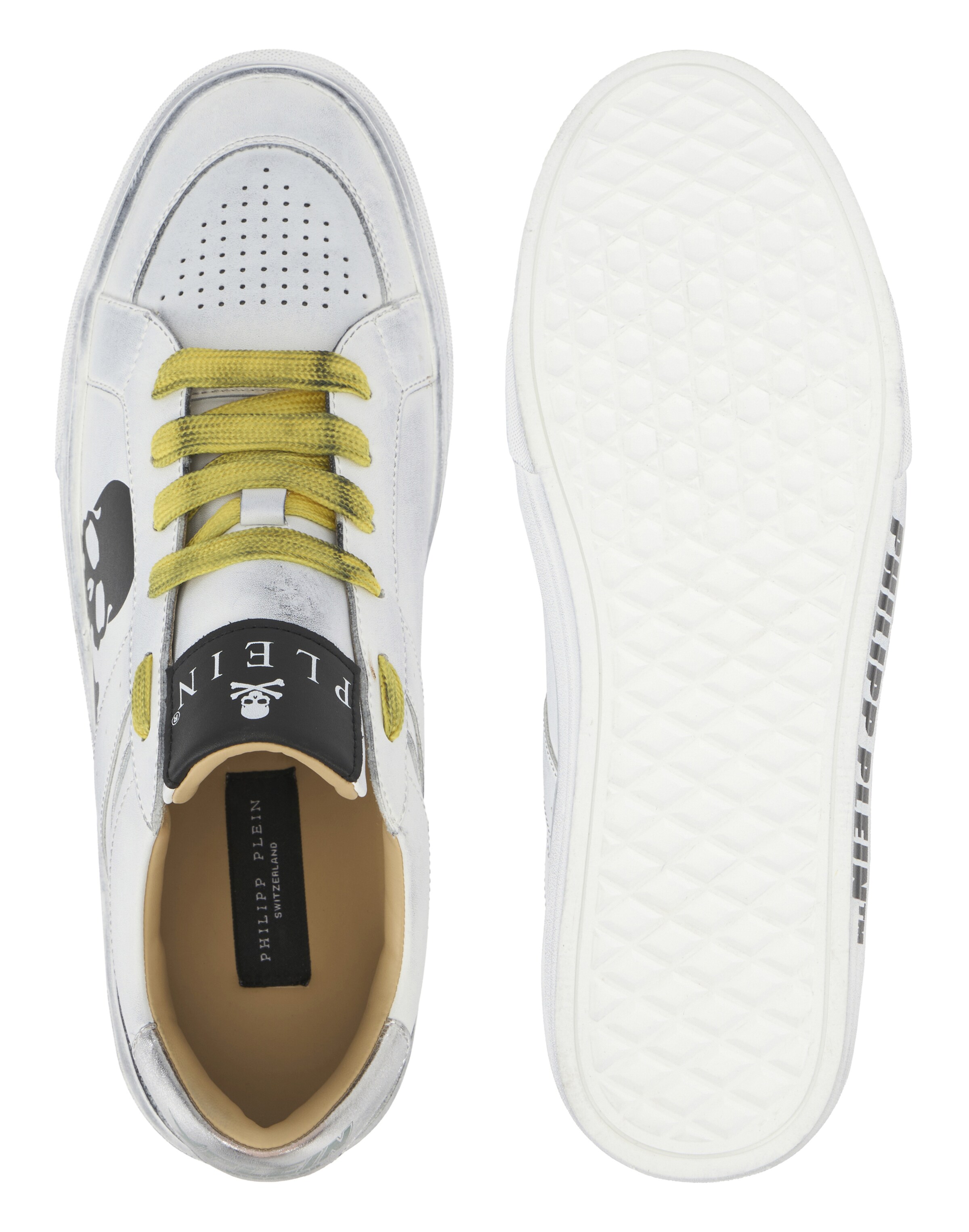 Baskets basses 'Retrokickz' Philipp Plein en blanc