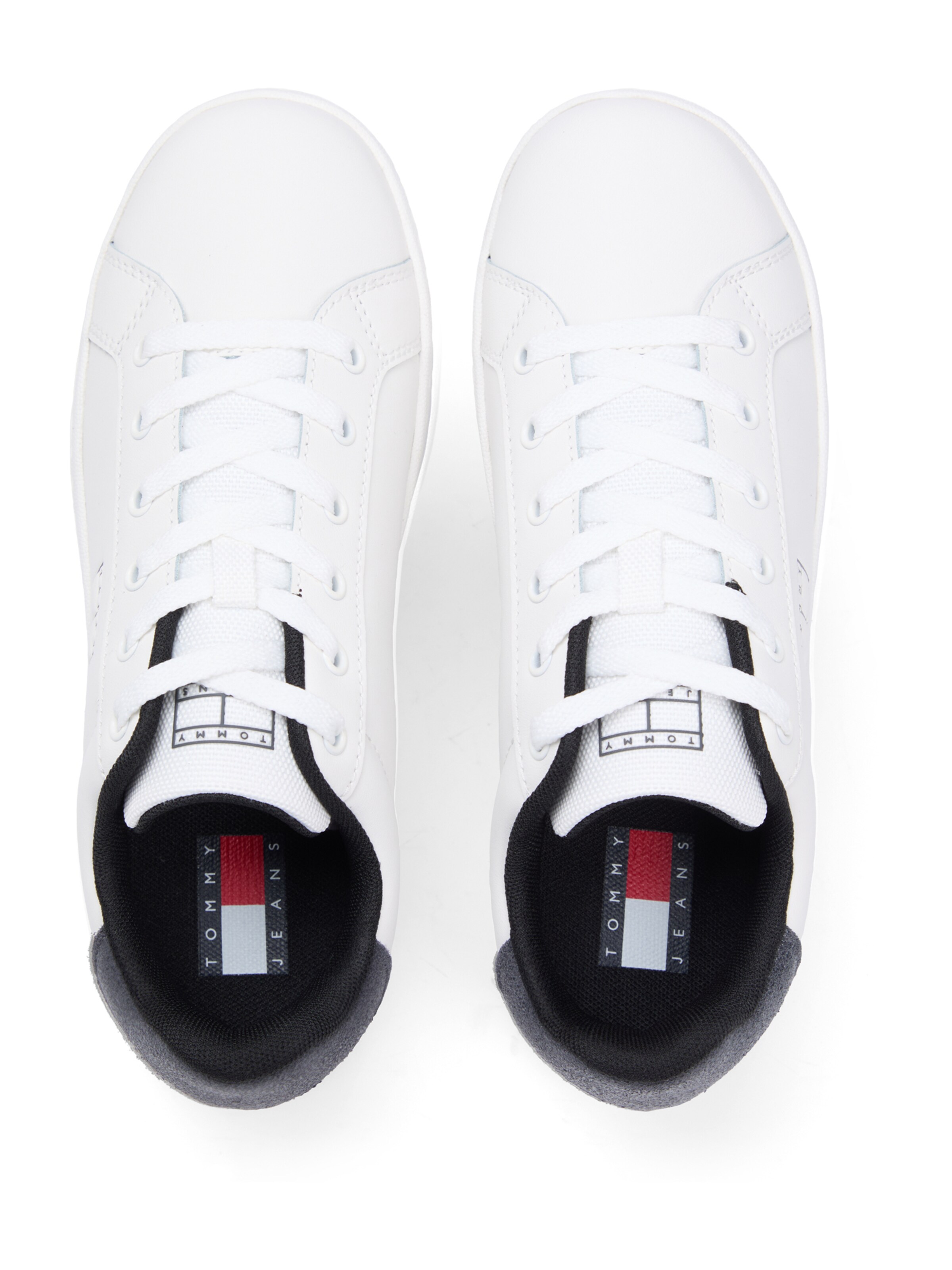 Tommy Jeans Rövid szárú sportcipők 'ESS' - fehér